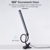 Lampe de bureau à Clip Led, Offres Spéciales plis, bras pivotant Long, lampe de lecture pour bureau, étude, travail – Image 3