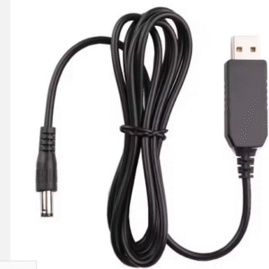 DC 5V à 12V USB convertisseur de tension adaptateur d'alimentation avec prise cc USB 5V à DC 12V câble 1m pour routeur ventilateur de lampe