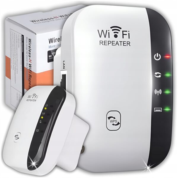 Mini amplificateur de Signal d'extension wifi 802.11N Wifi Booster 300Mbps répéteur Wifi avec prise US /AU/EU/ UK – Image 4